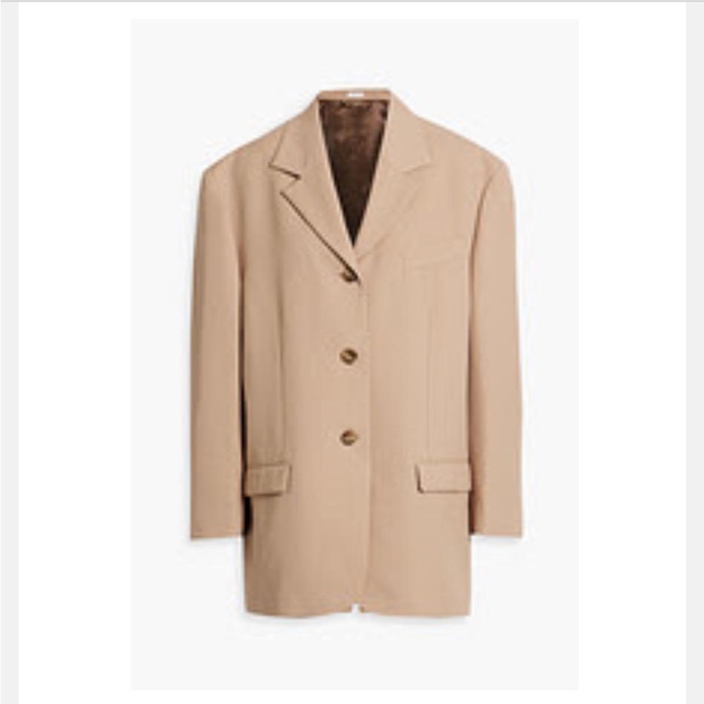 ACNE STUDIOS OVERSIZED CANVAS BLAZER SZ 32